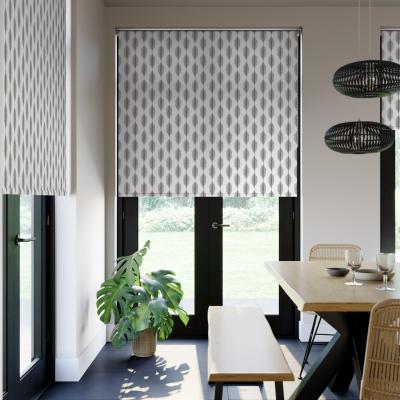 Dunelm Ikat Daylight Made to Measure Roller Blind Ikat Graphite