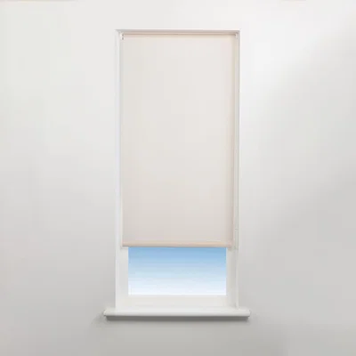 Dunelm Universal Plain Almond Blackout Roller Blind Almond (Cream)