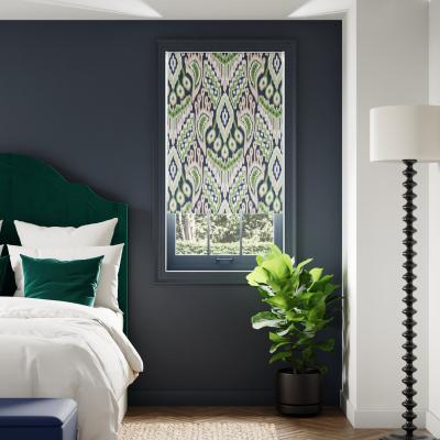 Dunelm Ikat Global Blackout Roller Blind MultiColoured