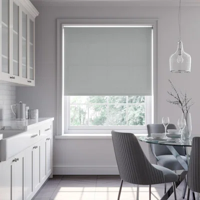 Dunelm Cameo Made to Measure Daylight Roller Blind Cameo Mid Grey