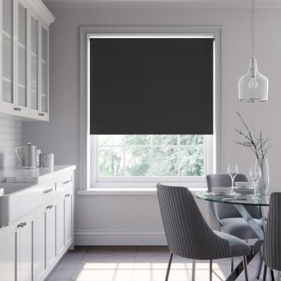 Dunelm Erebus Made to Measure Blackout Roller Blind Erebus Grey
