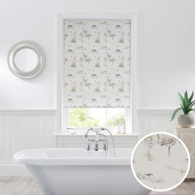 Dunelm Wading Birds Natural Moisture Resistant Daylight Roller Blind Natural