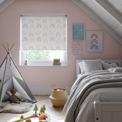 Dunelm Rainbow Blackout Made to Measure Roller Blind MultiColoured