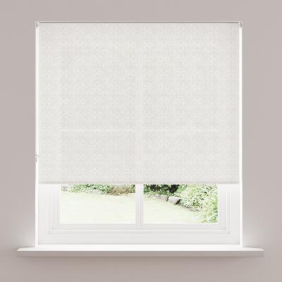 Dunelm Boho Tile White Daylight Roller Blind White