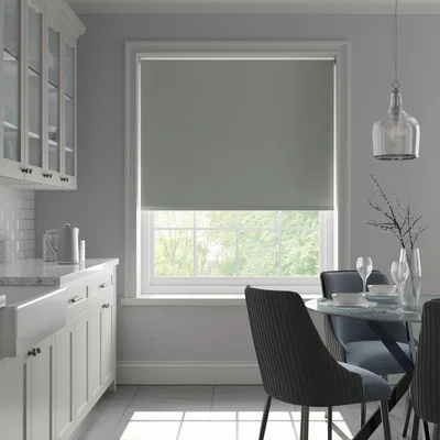 Dunelm Blake Made to Measure Blackout Roller Blind Blake Blackout Grey