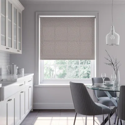 Dunelm Riva Daylight Made to Measure Roller Blind Riva Silver