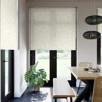 Dunelm Sweet Pea Flame Retardant Daylight Made to Measure Roller Blind Sweet Pea Ochre
