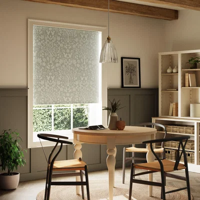 Dunelm Woodland Sage Blackout Roller Blind Green