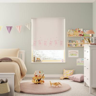 Dunelm Ballet Pink Reversible Blackout Twist Safe Roller Blind Pink