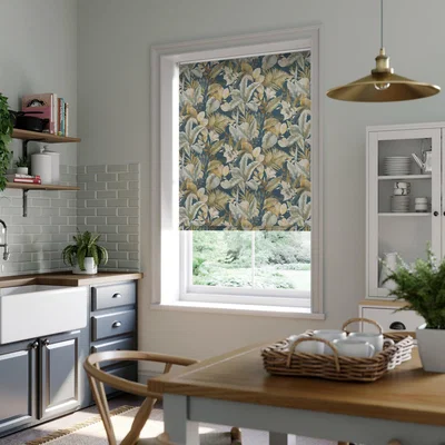 Dunelm Guayana Made to Measure Blackout Roller Blind Guayana Midnight