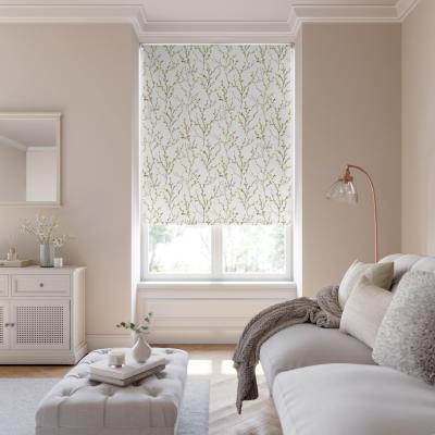 Dunelm Willow Stem Brazen Blackout Made to Measure Flame Retardant Roller Blind Willow Brazen Yellow