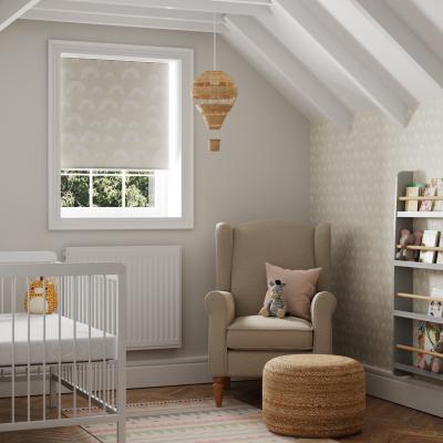 Dunelm Rainbow Twist Safe Natural Roller Blind Natural