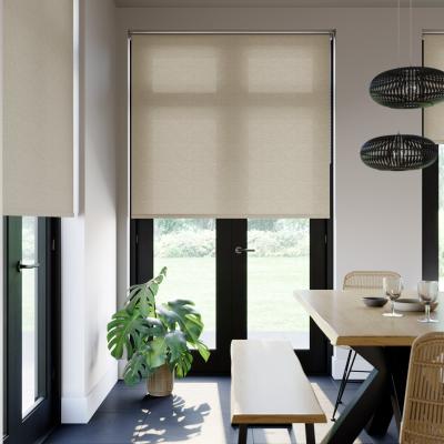 Dunelm Hampton Daylight Made to Measure Roller Blind Hampton Picket Fence Natural
