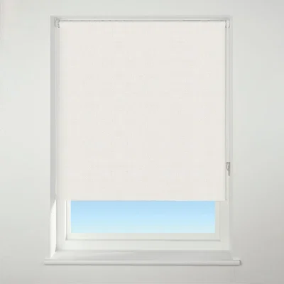 Dunelm Universal Texture Neutral Fabric Roller Blind Natural