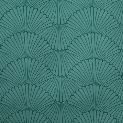 Habitat Habitat Japonica Fan Blackout Roller Blind - Teal Blue -4ft
