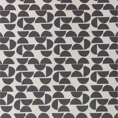 Habitat Habitat Mid Century Geo Blackout Roller Blind - 4ft - Black