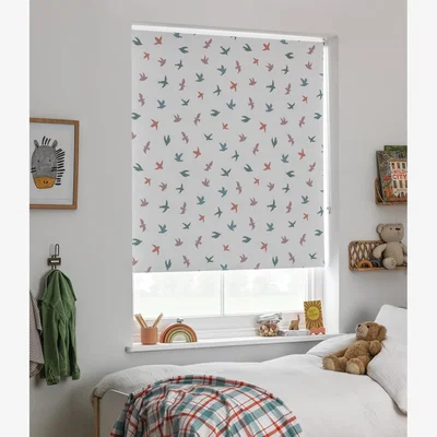 Habitat Habitat Birds Print Blackout Roller Blind - Multi - 6ft
