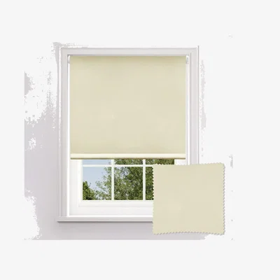 Homebase Cotton Colour Blackout Roller Blind - 60cm