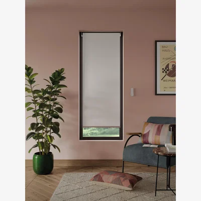 John Lewis John Lewis Motorised Linen Mix Blackout/Thermal Roller Blind
