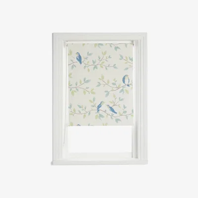 John Lewis John Lewis & Partners Songbirds Blackout Roller Blind, Greige