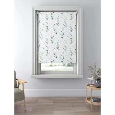 John Lewis John Lewis & Partners Wildflower Sprigs Blackout Roller Blind, Multi