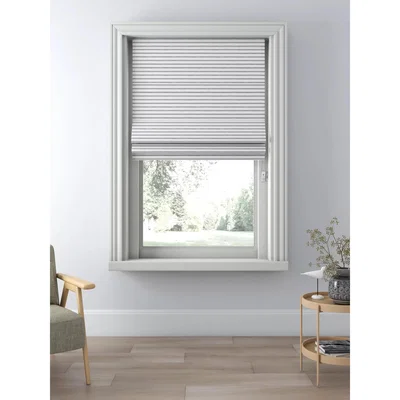 John Lewis John Lewis & Partners Linen Rich Stripes Daylight Roman Blind, White/Black