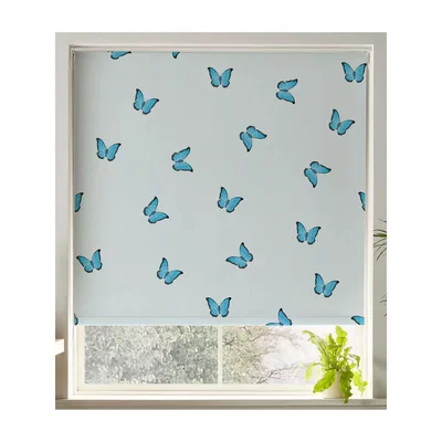 John Lewis Skinnydip Butterfly Roller Blind, Blue