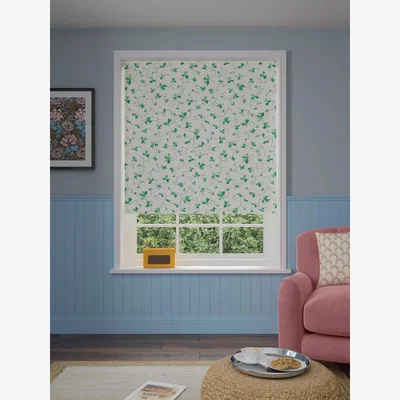 John Lewis John Lewis Oxalisa Blackout Roller Blind, Celery