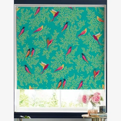 Marks & Spencer Sara Miller  Green Birds Bird Roller Blind - 3FT, Green