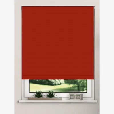 The Range Thermal Blackout Roller Blinds - Red / 90cm