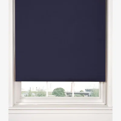 The Range Plain Blackout Rollerblind - Navy