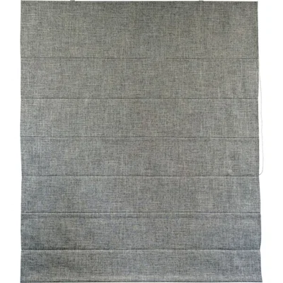 The Range Roman Linen Blackout Blind - Light Grey