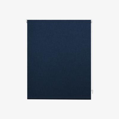 The Range Textured Blackout Roller Blind - Blue / 180cm