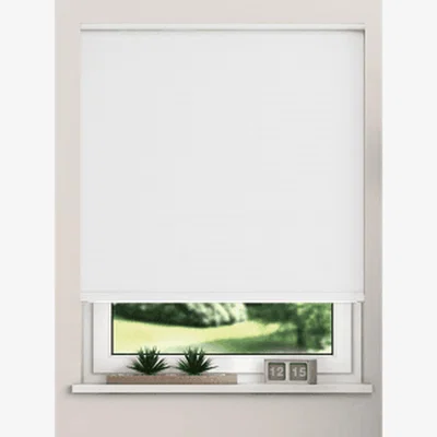 The Range Thermal Blackout Roller Blinds - White / 50cm