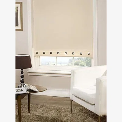 The Range Roller Blind Square Eyelet - Cream / 0.95kg / 90x165cm