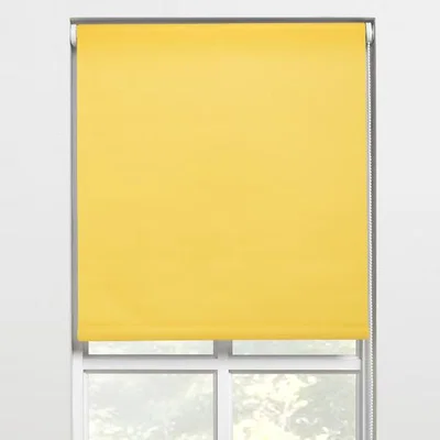 The Range Plain Daylight Blind - Ochre / 90cm