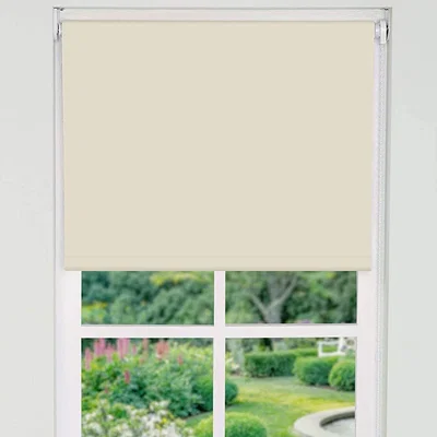 The Range Trimmable Thermal Blackout Roller Blinds - Natural  / 70cm