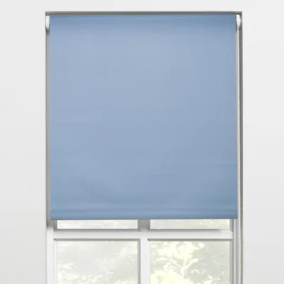 The Range Plain Daylight Blind - Soft Blue / 150cm
