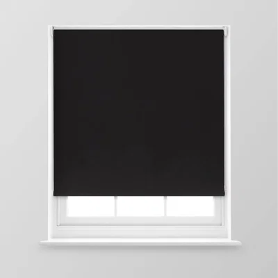 The Range Blackout Thermal Roller Window Blind - Black / 180cm x 170cm