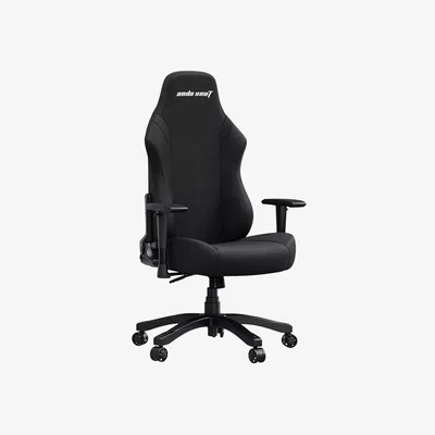 John Lewis anda seaT Luna Fabric Premium Large Gaming Chair, Black Fabric