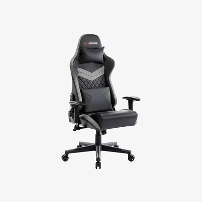 The Range GTFORCE Evo SR Racing Reclining Swivel Office Gaming Chair - Grey