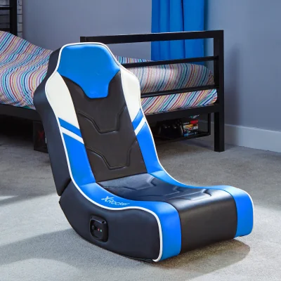 The Range X Rocker Shadow 2.0 Gaming Chair - Blue/Grey