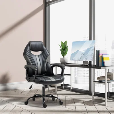 The Range Racing Gaming Chair Home Office Computer Desk Chair - Grey