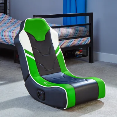 The Range X Rocker Shadow 2.0 Gaming Chair - Green/Grey