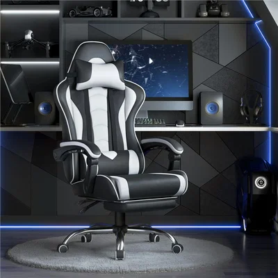 The Range Yaheetech Ergonomic High Back Gaming Chair - White