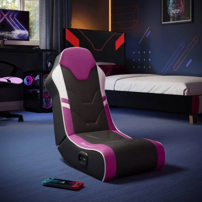 The Range X Rocker Shadow 2.0 Gaming Chair - Purple/Grey