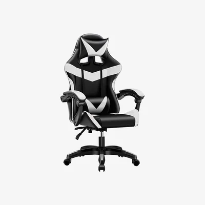 The Range Ergonomic Computer Office Desk Chair - Black & White
