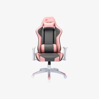 The Range GTFORCE Pro RS Gaming Office Desk Faux Leather Reclining Chair Pink - Pink