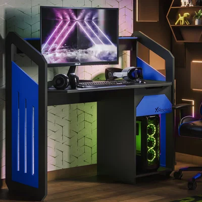 Dunelm X Rocker Battalion Gaming Desk