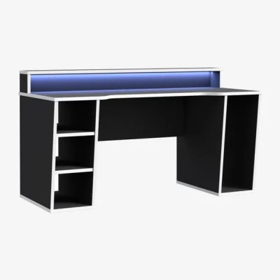 Dunelm Furniture To Go Tezaur Gaming Desk With White Trim